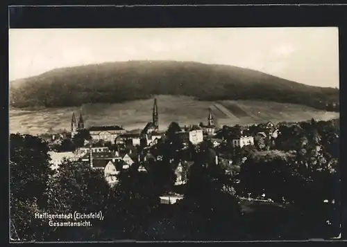 AK Heiligenstadt /Eichsfeld, Ortsansicht mit Kirche