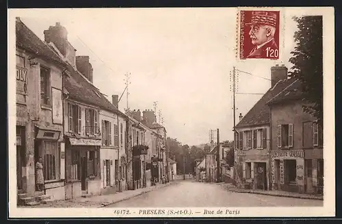 AK Presles, Rue de Paris