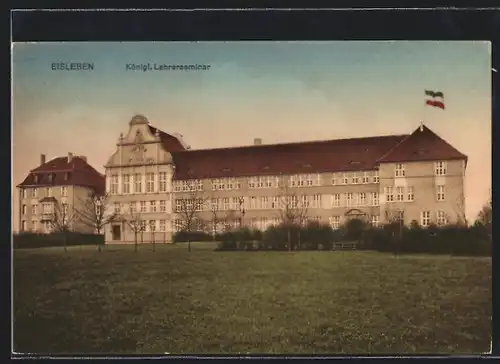 AK Eisleben, Partie am Königl. Lehrerseminar