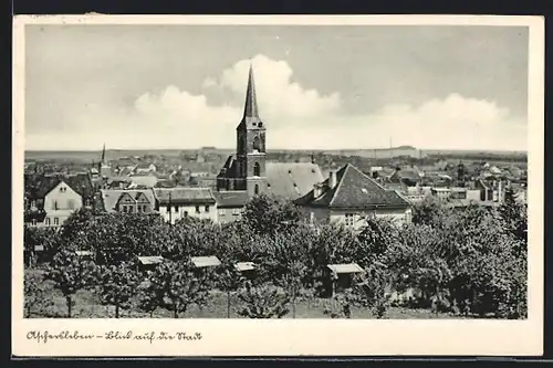 AK Aschersleben, Blick auf die Stadt