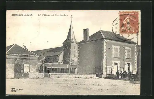 AK Boisseaux, La Mairie et les Ecoles