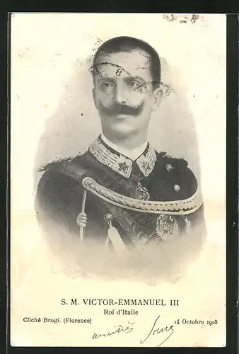 AK S. M. Victor-Emmanuel III, Roi d`Italie