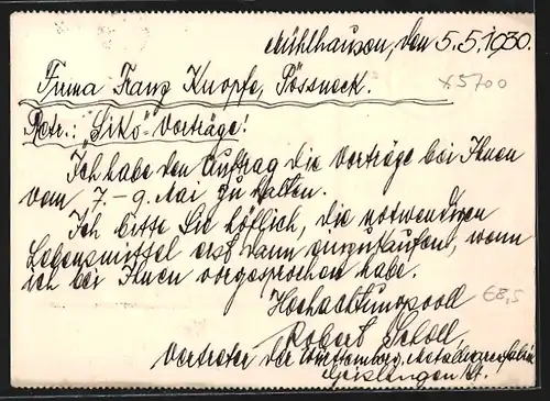 AK Mühlhausen i. Thür., Otto Schwädt, Werkzeuge, Baubeschläge