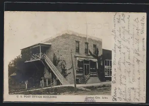 AK Central City, IA, US Post Office Building