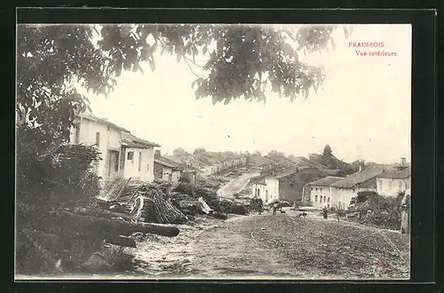 AK Fraimbois, Vue intérieure, Strassenpartie im Ort