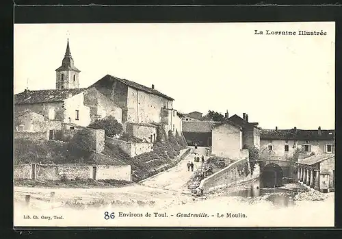 AK Gondreville, Le Moulin, l'Eglise