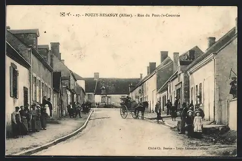 AK Pouzy-Mésangy, Rue du Pont-de-Courrite