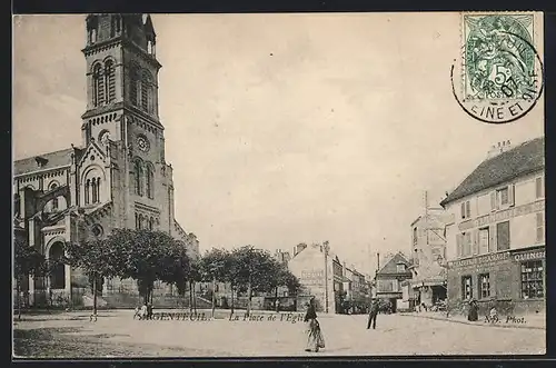 AK Argenteuil, La Place de l`Eglise