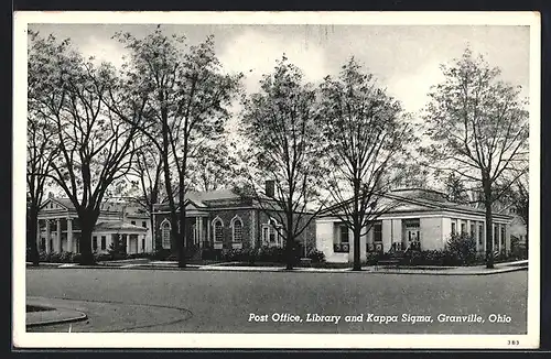 AK Granville, OH, Post Office, Library and Kappa Sigma