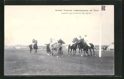 AK Grand Tournoi International de Polo, Szene bei einem Polospiel