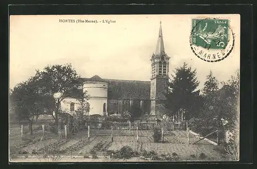 AK Hortes, L`Eglise et Jardin