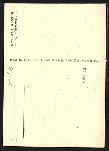 Künstler-AK Paukerei Anfang des 17. Jahrhunderts, studentische Szene im Wandel der Zeiten