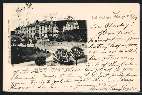 AK Bad Kissingen, Dr. Dapper`s Sanatorium