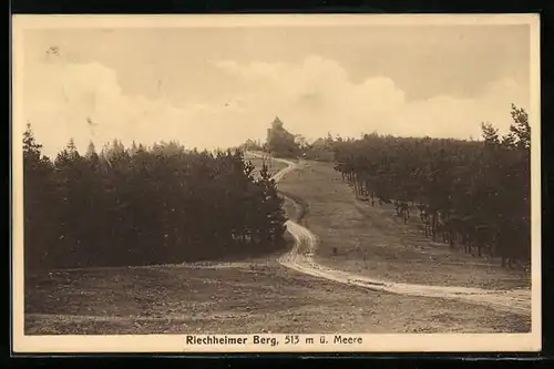 AK Elleben-Riechheim, Sicht zum Riechheimer Berg