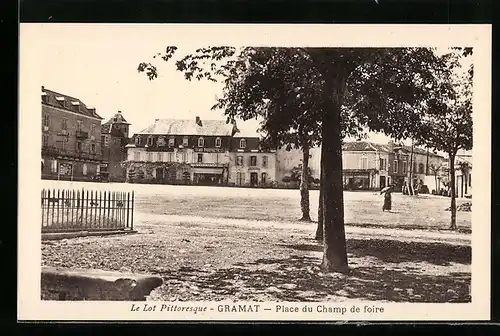 AK Gramat, Place du Champ de foire