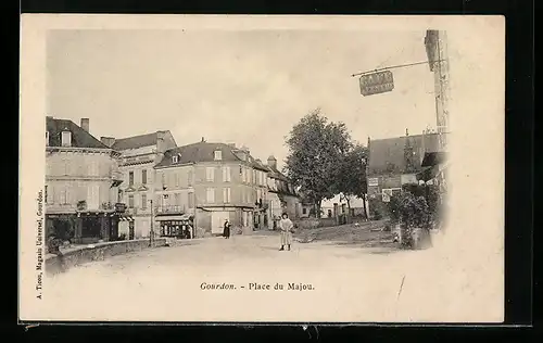 AK Gourdon, Place du Majou