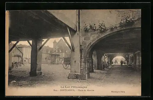 AK Bretenoux, Place du Marché