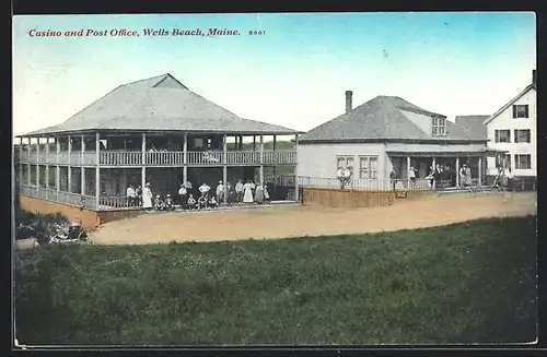 AK Wells Beach, ME, Casino and Post Office