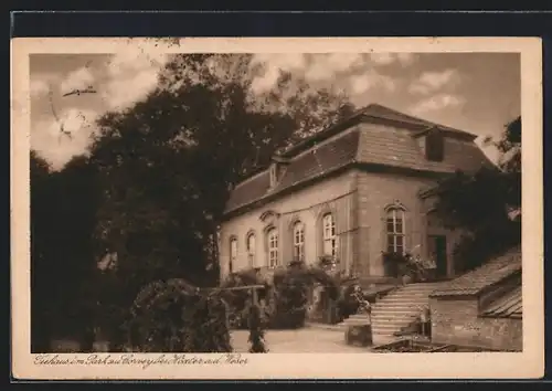 AK Höxter a. d. Weser, Teehaus im Park zu Corvey