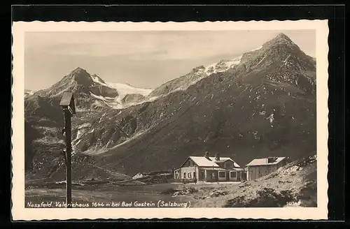 AK Bad Gastein, Partie am Valeriehaus im Nassfeld