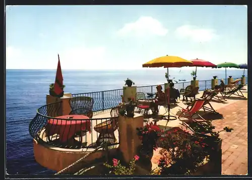 AK S. Angelo d`Ischia, Terrazza dell `Albergo Miramare