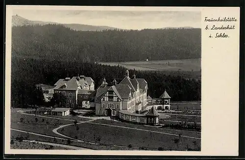 AK Landeshut, Frauenheilstätte aus der Vogelschau