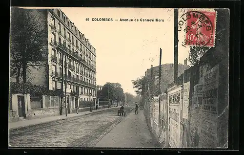 AK Colombes, Avenue de Gennevilliers