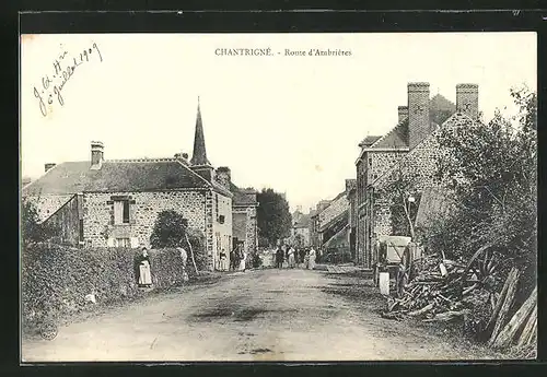 AK Chantrigne, Route d'Ambrieres