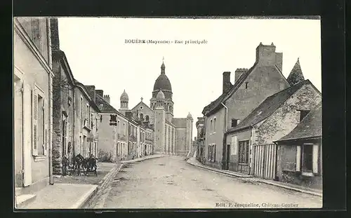 AK Bouère, Rue principale, Strassenpartie