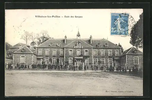 AK Villedieu-les-Poeles, Ecole des Garcons