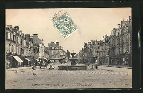 AK St-Hilaire-du-Harcouet, La Place du Bassin