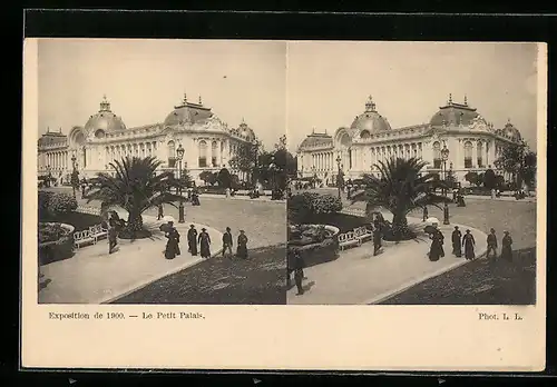 Stereo-AK Exposition de 1900, Le Petit Palais