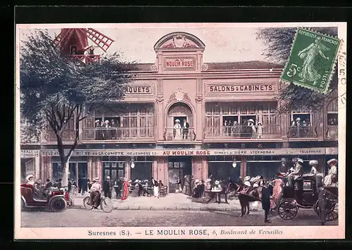 AK Suresnes, Le Moulin Rose, Boulevard de Versailles 6