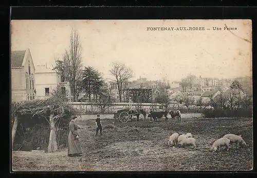 AK Fontenay-aux-Roses, Une Ferme