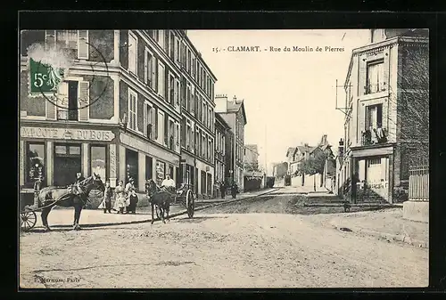 AK Clamart, Rue du Moulin de Pierres