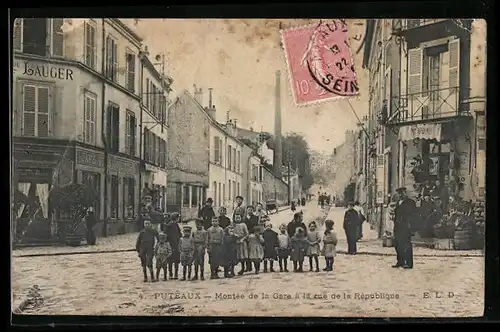 AK Puteaux, Montée de la Gare à la rue de la République