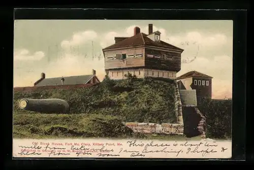 AK Kittery Point, ME, Old Block House, Fort Mc. Clary