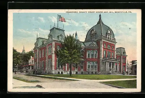 AK Meadville, PA, Crawford County Court House and Jail