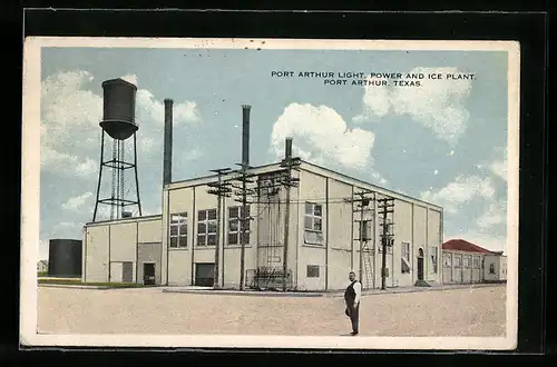 AK Port Arthur, TX, Port Arthur Light, Power and Ice Plant