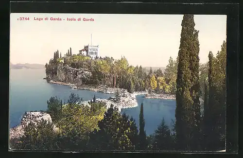 AK Isola di Garda, Palazzo auf der Insel