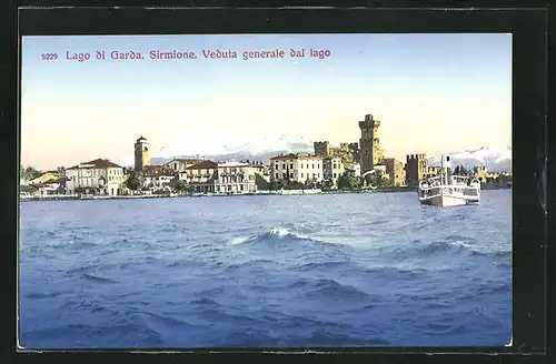 AK Sirmione, Veduta generale dal lago