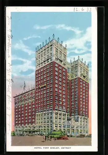 AK Detroit, MI, Hotel Fort Shelby