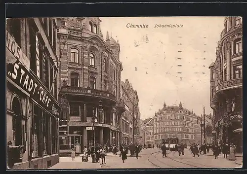 AK Chemnitz, Stadt-Cafe am Johannisplatz