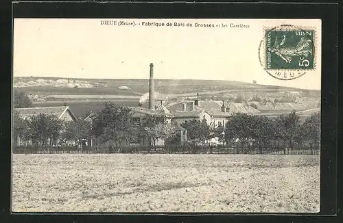 AK Dieue, Fabrique de Bois de Brosses et les Carrieres