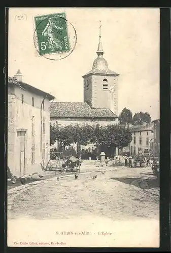 AK Saint-Aubin-sur-Aire, l'Eglise