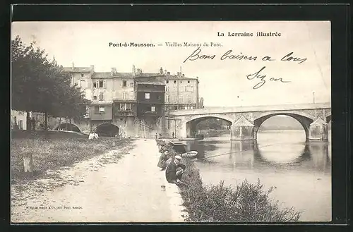 AK Pont-a-Mousson, Vieilles Maisons du Pont