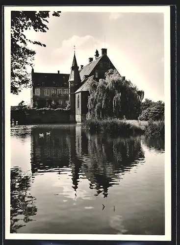 AK Havixbeck, Burg Hülshoff und Burgteich