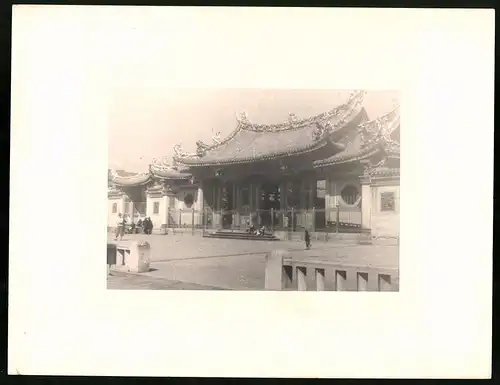 Fotoalbum 46 Fotogravur, Ansicht Taihoku, Reise Taiwan 1930, Rynzanji Tempel, Kilu, Emmahaven-Padang