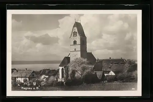 AK Hagnau, Ortspartie an der Kirche