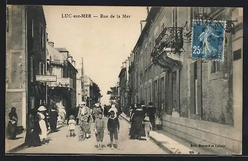 AK Luc-sur-Mer, rue de la Mer